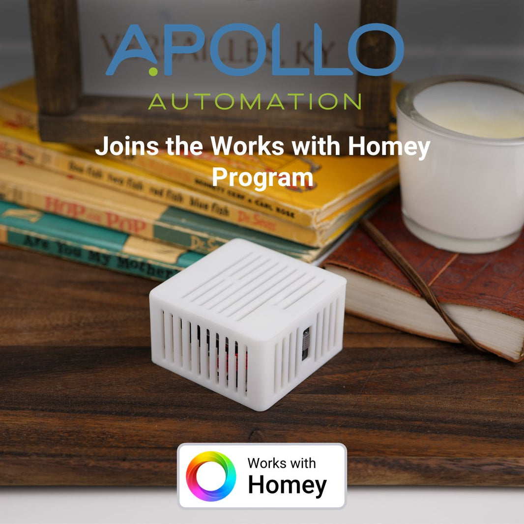 Apollo Automation Launches Official App and Joins the Works with Homey Program!