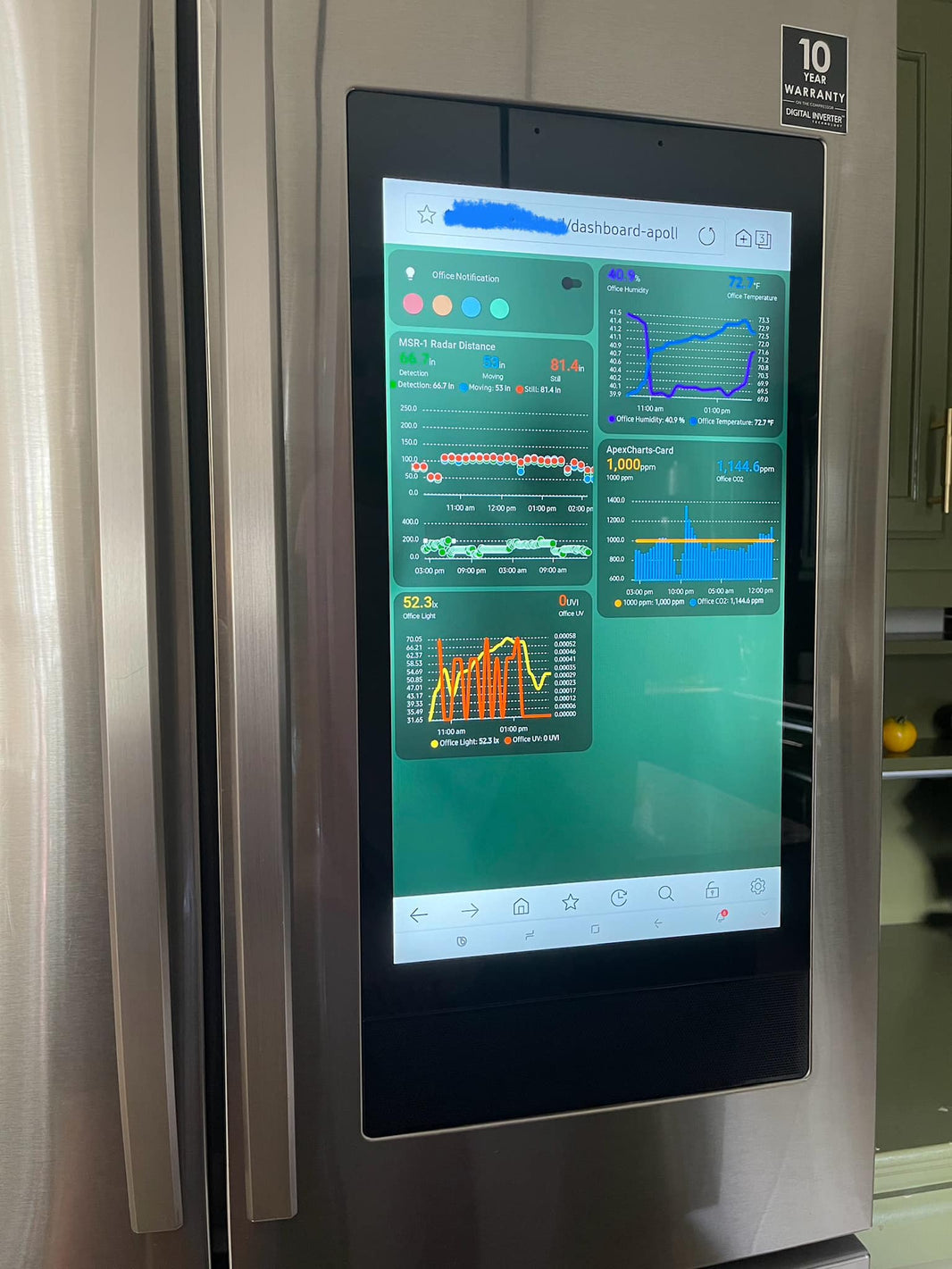 MSR-1 Fridge Dashboard