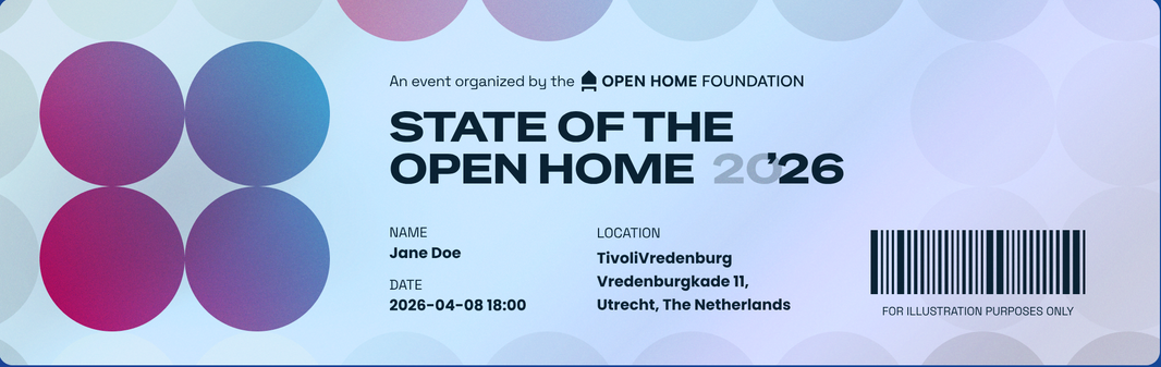 We're Speaking at State of the Open Home 2026 Tomorrow in Utrecht