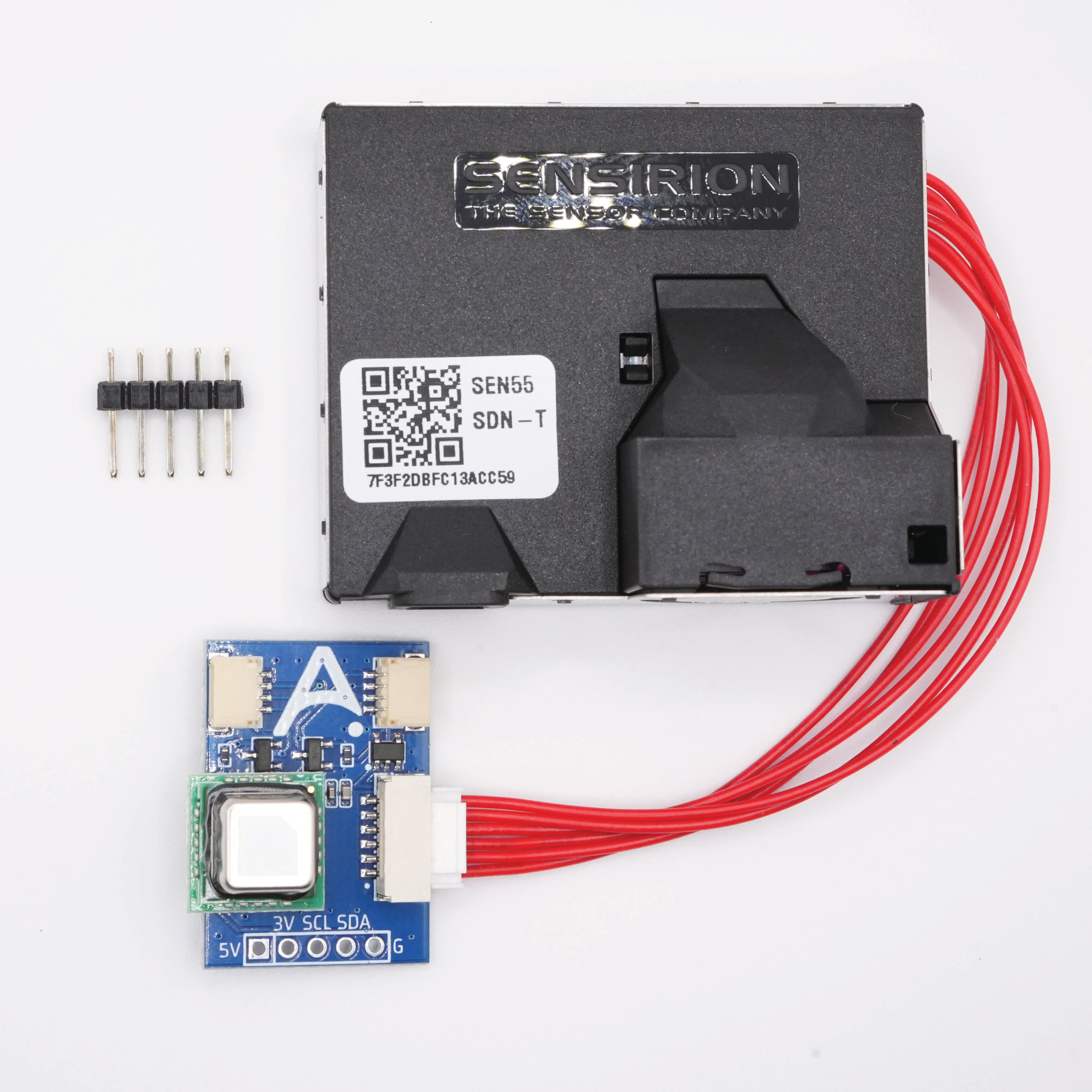 SEN55 and SCD40 Breakout Board