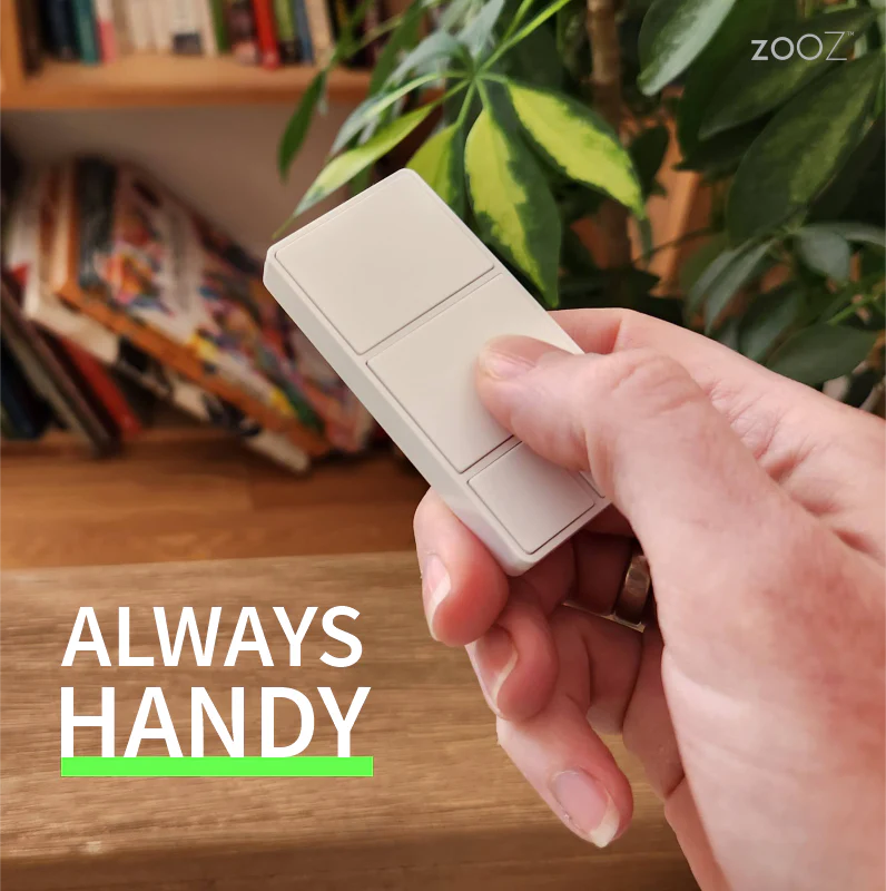 Zooz 800 Series Z-Wave Long Range Wall Remote ZEN37 800LR (Battery Powered)